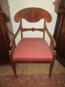 Coppia poltrone tardo Biedermaier